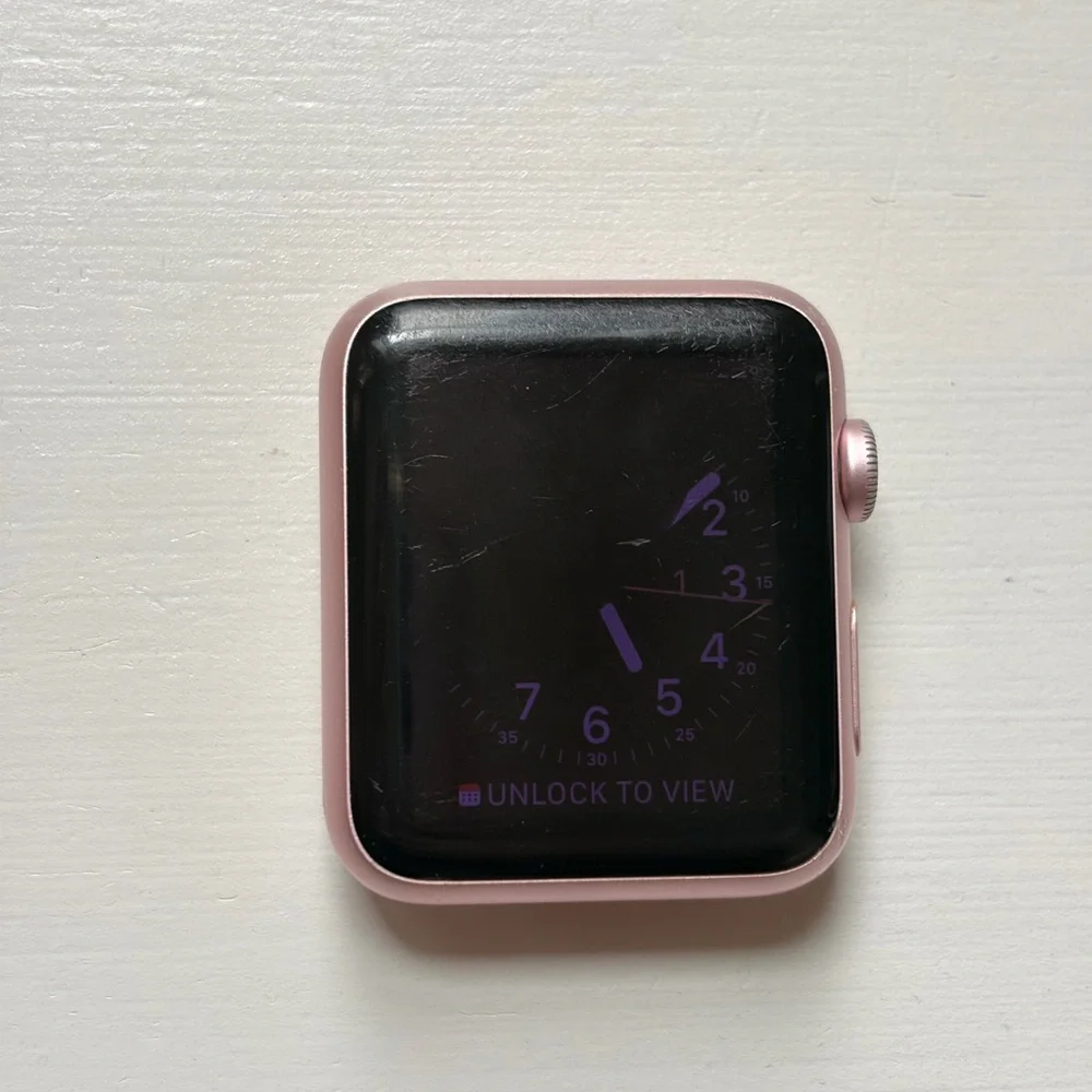 Apple Watch (42mm) Series 1 Rose Gold First Generation For Parts / Repair
